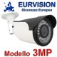 Telecamera EURVISION 3MP Bullet Ibrida 4in1 "Analogica/Ahd/Hdcvi/Hdtvi" XVI 1080P 4mm Starlight
