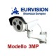 Telecamera EURVISION  3MP Bullet Ibrida 4in1 "Analogica/Ahd/Hdcvi/Hdtvi" XVI 1080P 4mm Starlight