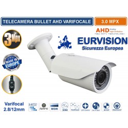 Telecamera EURVISION VARIFOCAL Ibrida 5in1 "Analogica/Ahd/Hdcvi/Hdtvi/HDXVI " 1080P 2.8-12mm